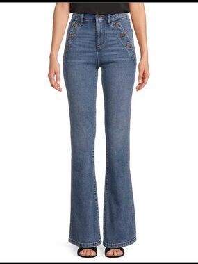 Karl Lagerfeld High Rise Flare Jeans Size 4
